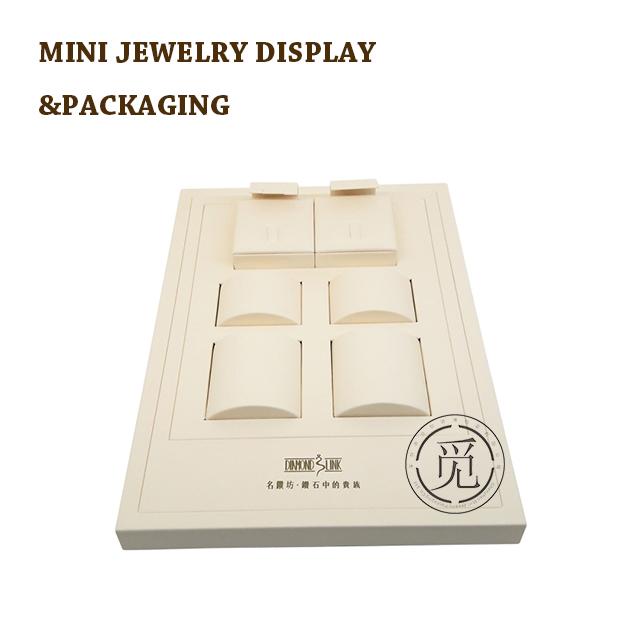 Mini necklace ring earring stand jewelry displ