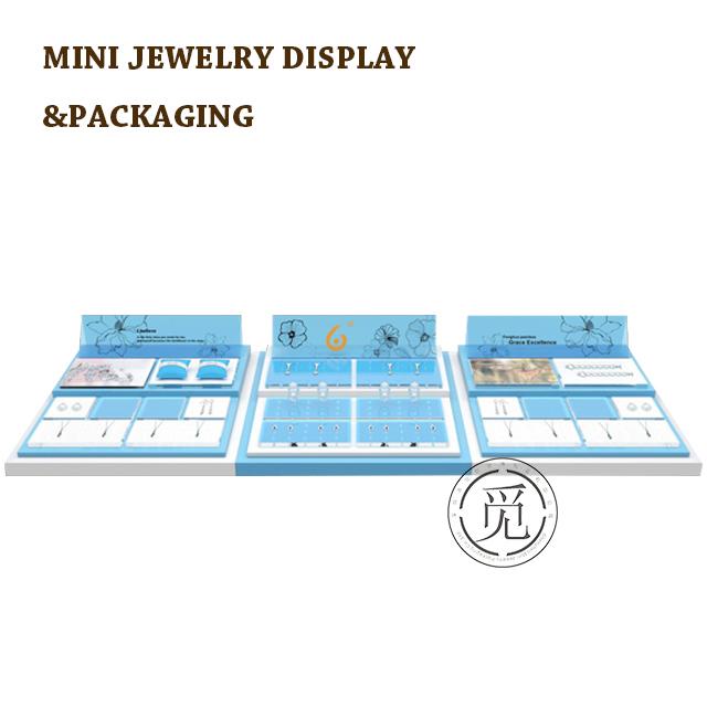 Gem diamond jewelry stand necklace ring acr
